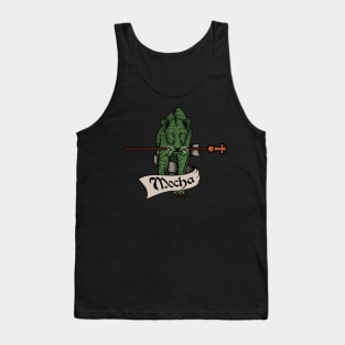 Mocha Coffee Tattoo Tank Top